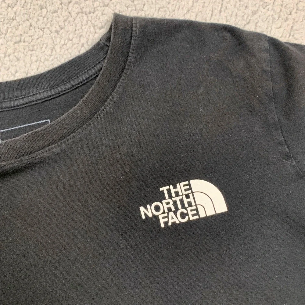 The North Face T-Shirt Womens L Black Cotton Never Stop Exploring Graphic Tee - Picture 5 of 10